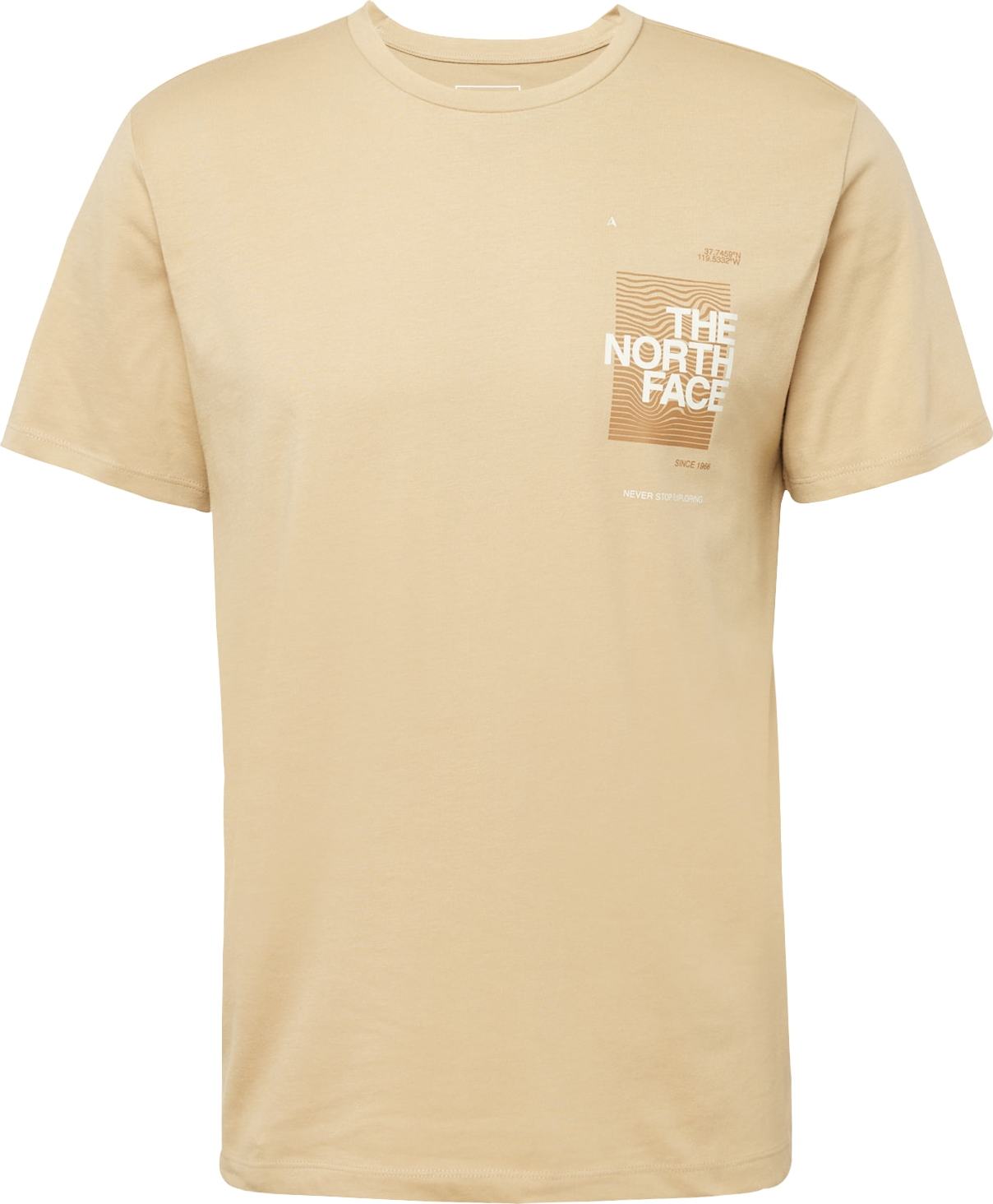 THE NORTH FACE Funkční tričko 'FOUNDATION' khaki / bílá