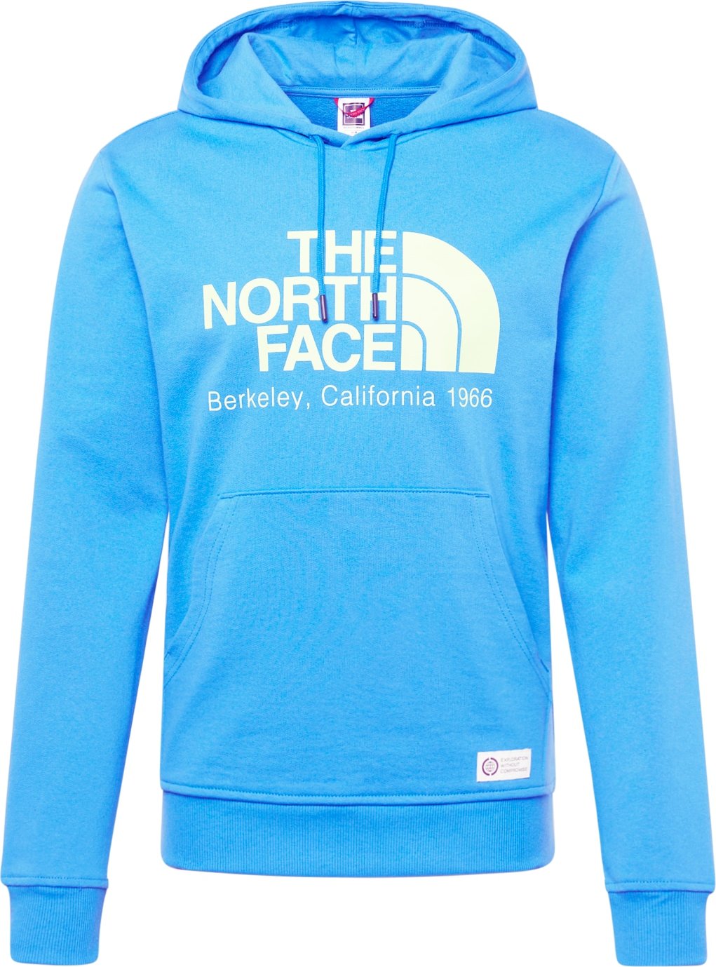 THE NORTH FACE Mikina aqua modrá / bílá