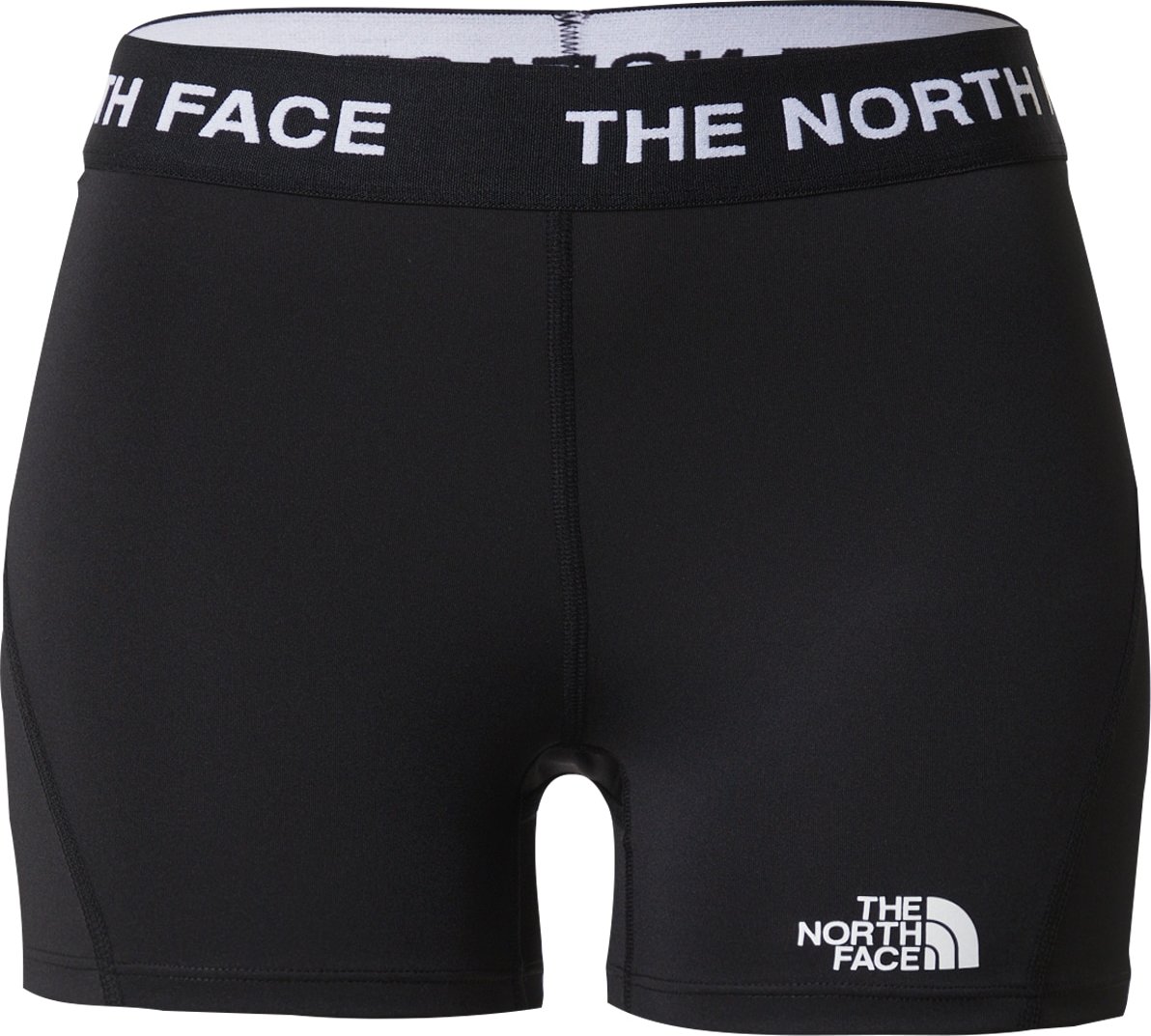 THE NORTH FACE Sportovní kalhoty černá / bílá