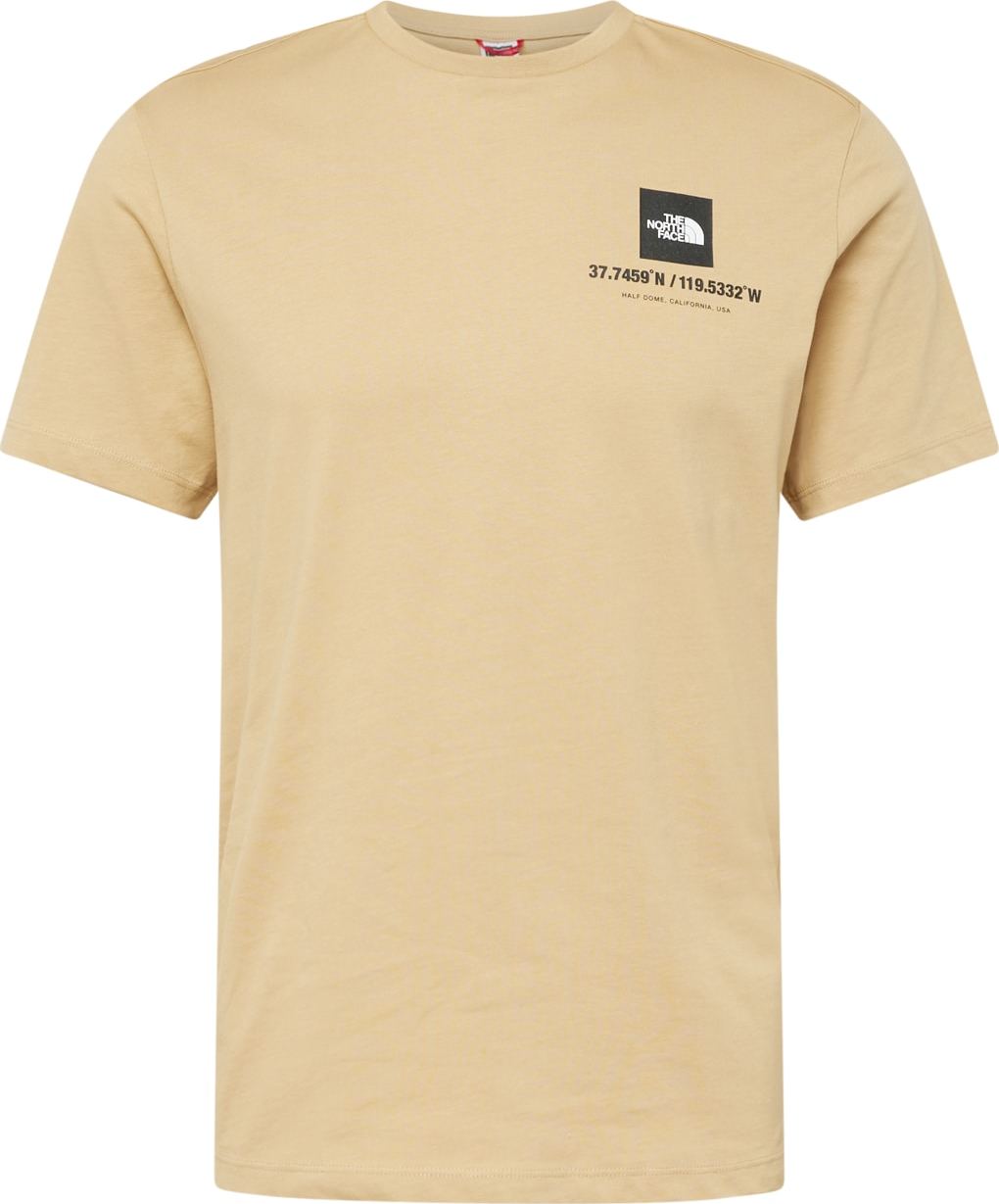 THE NORTH FACE Tričko 'COORDINATES' khaki / černá / bílá