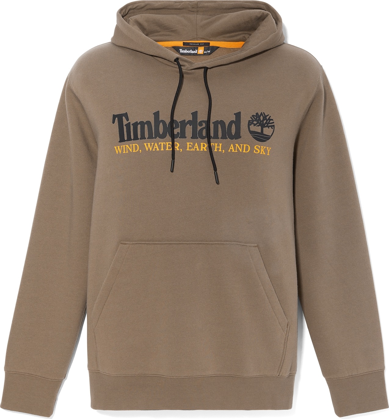 TIMBERLAND Mikina hnědá / oranžová / černá