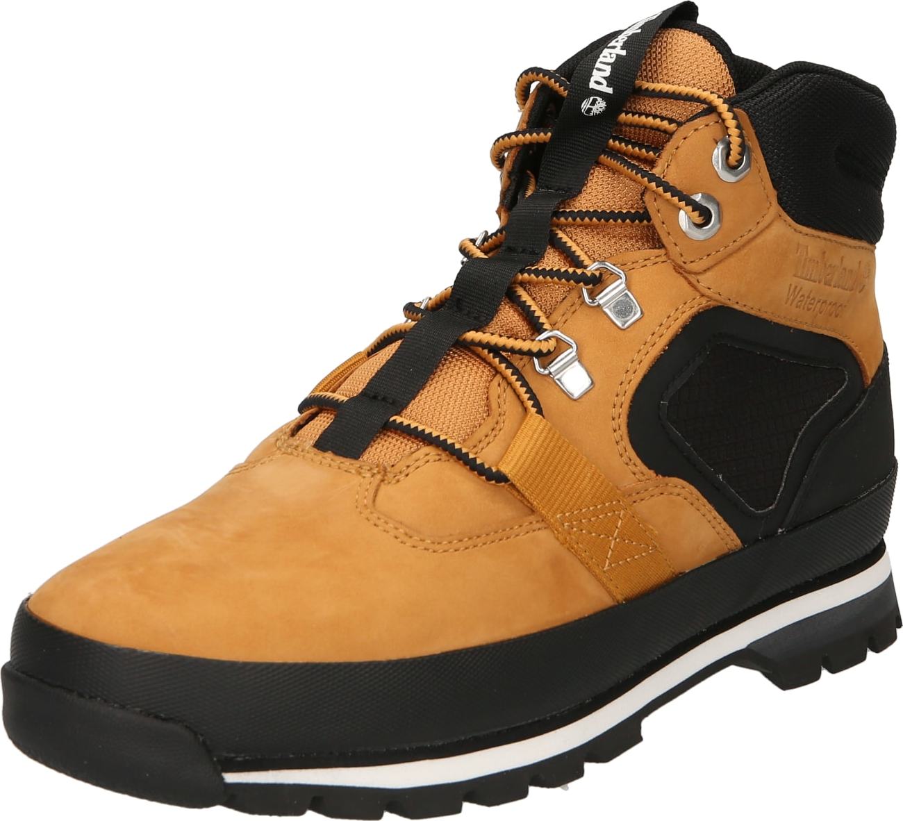 TIMBERLAND Šněrovací boty 'Euro Hiker' karamelová / černá