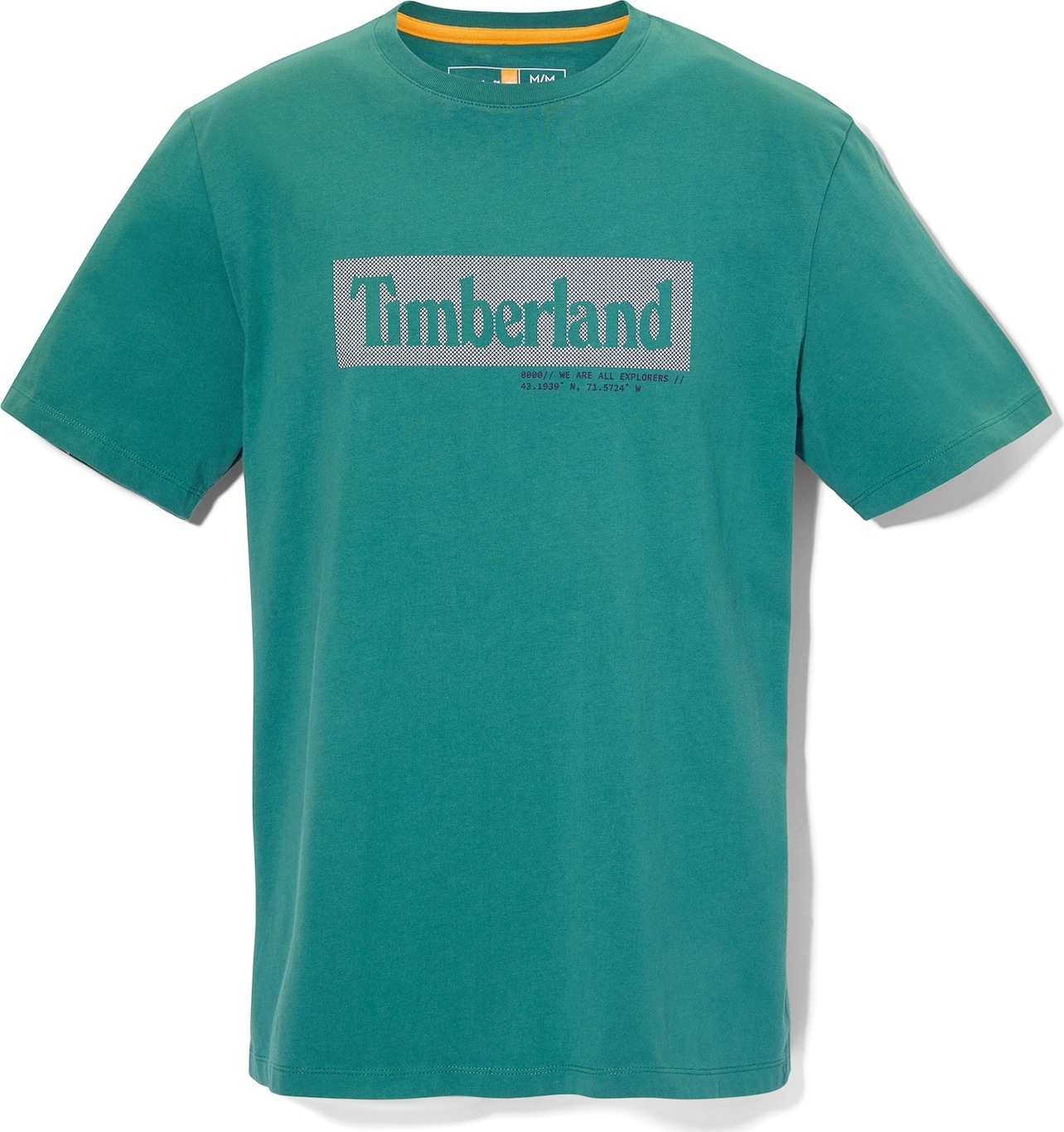 TIMBERLAND Tričko smaragdová / bílá