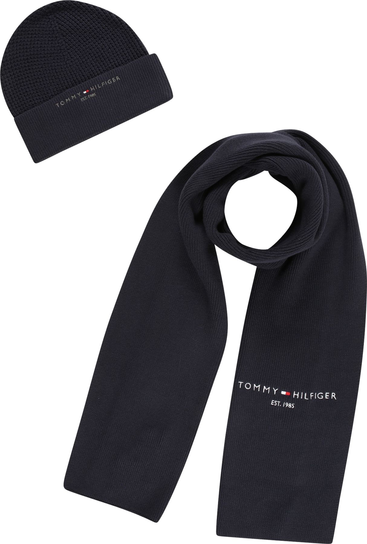 TOMMY HILFIGER Čepice námořnická modř / červená / bílá