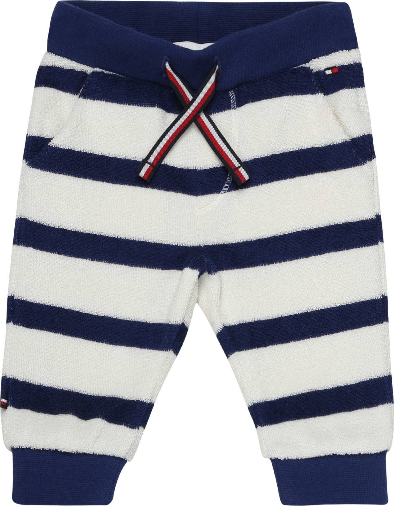 TOMMY HILFIGER Kalhoty námořnická modř / offwhite