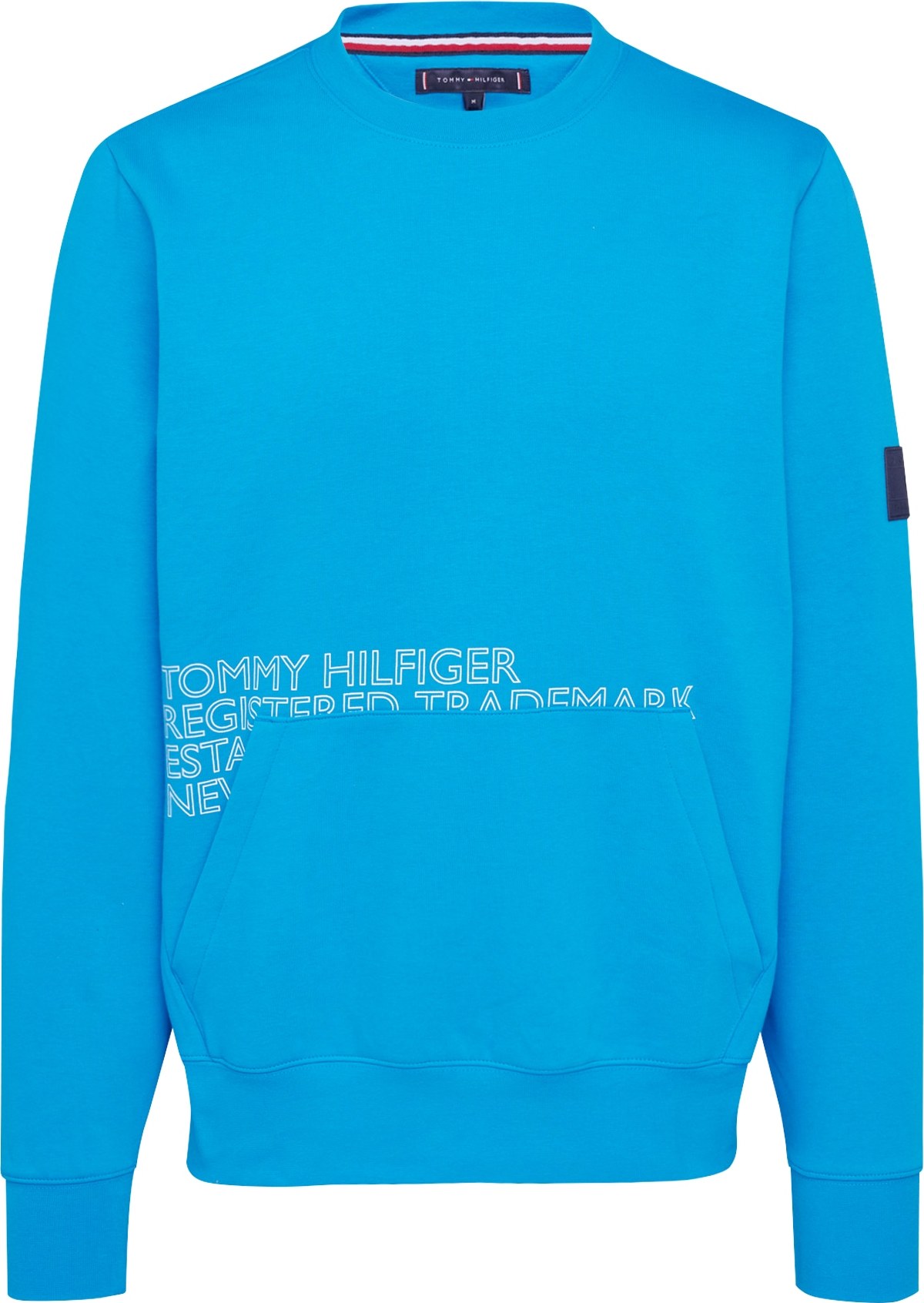 TOMMY HILFIGER Mikina modrá / černá / bílá