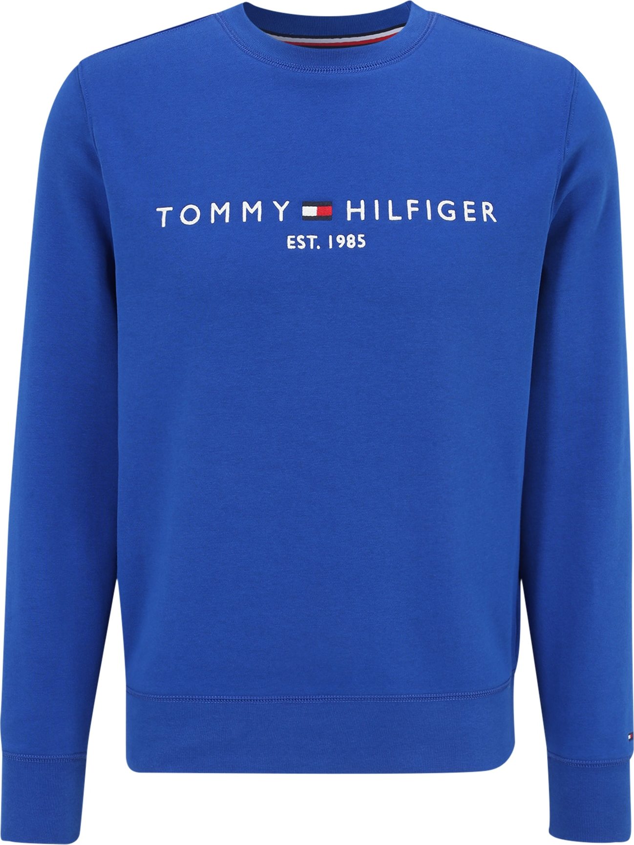 TOMMY HILFIGER Mikina modrá / červená / bílá