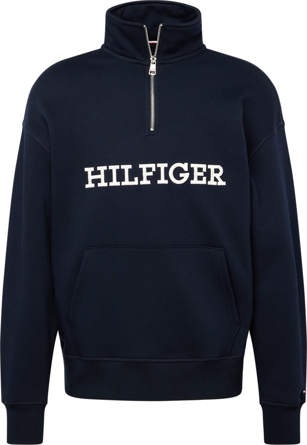 TOMMY HILFIGER Mikina námořnická modř / bílá