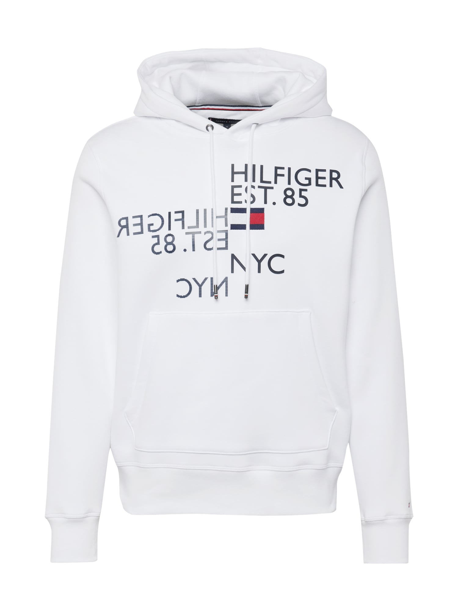 TOMMY HILFIGER Mikina námořnická modř / červená / bílá