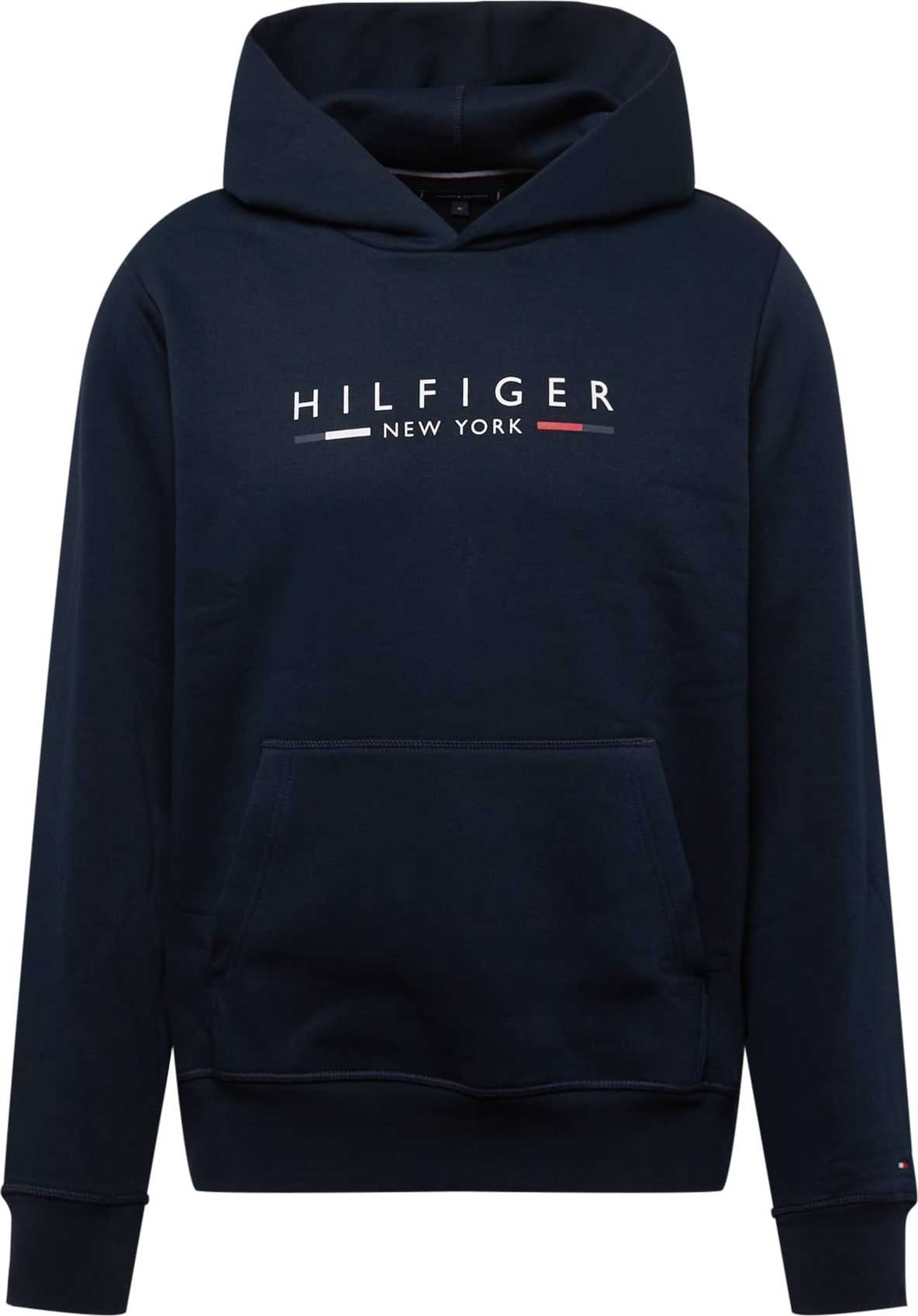 TOMMY HILFIGER Mikina 'NEW YORK' námořnická modř / červená / bílá