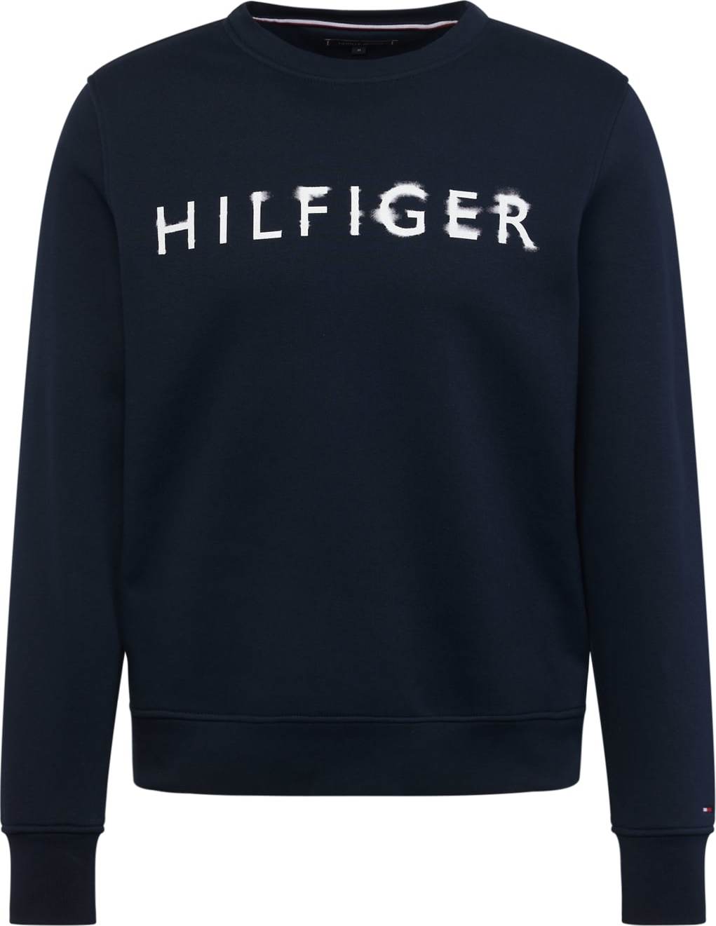 TOMMY HILFIGER Mikina noční modrá / bílá