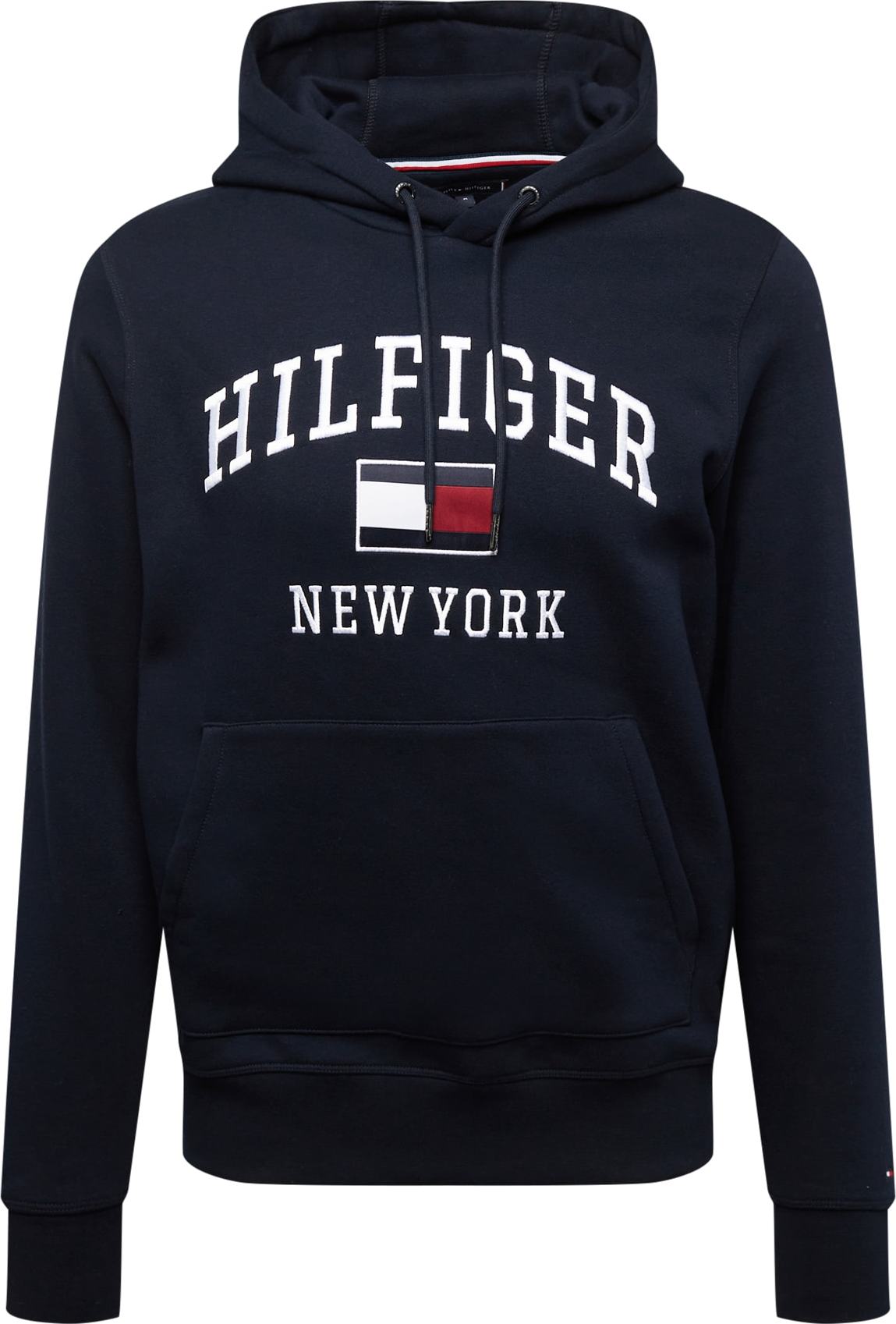 TOMMY HILFIGER Mikina noční modrá / červená / bílá