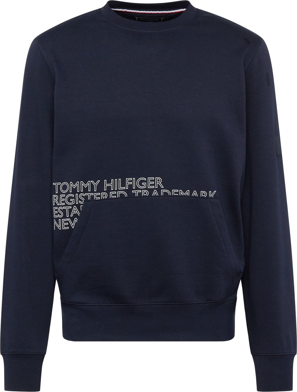 TOMMY HILFIGER Mikina námořnická modř / červená / bílá