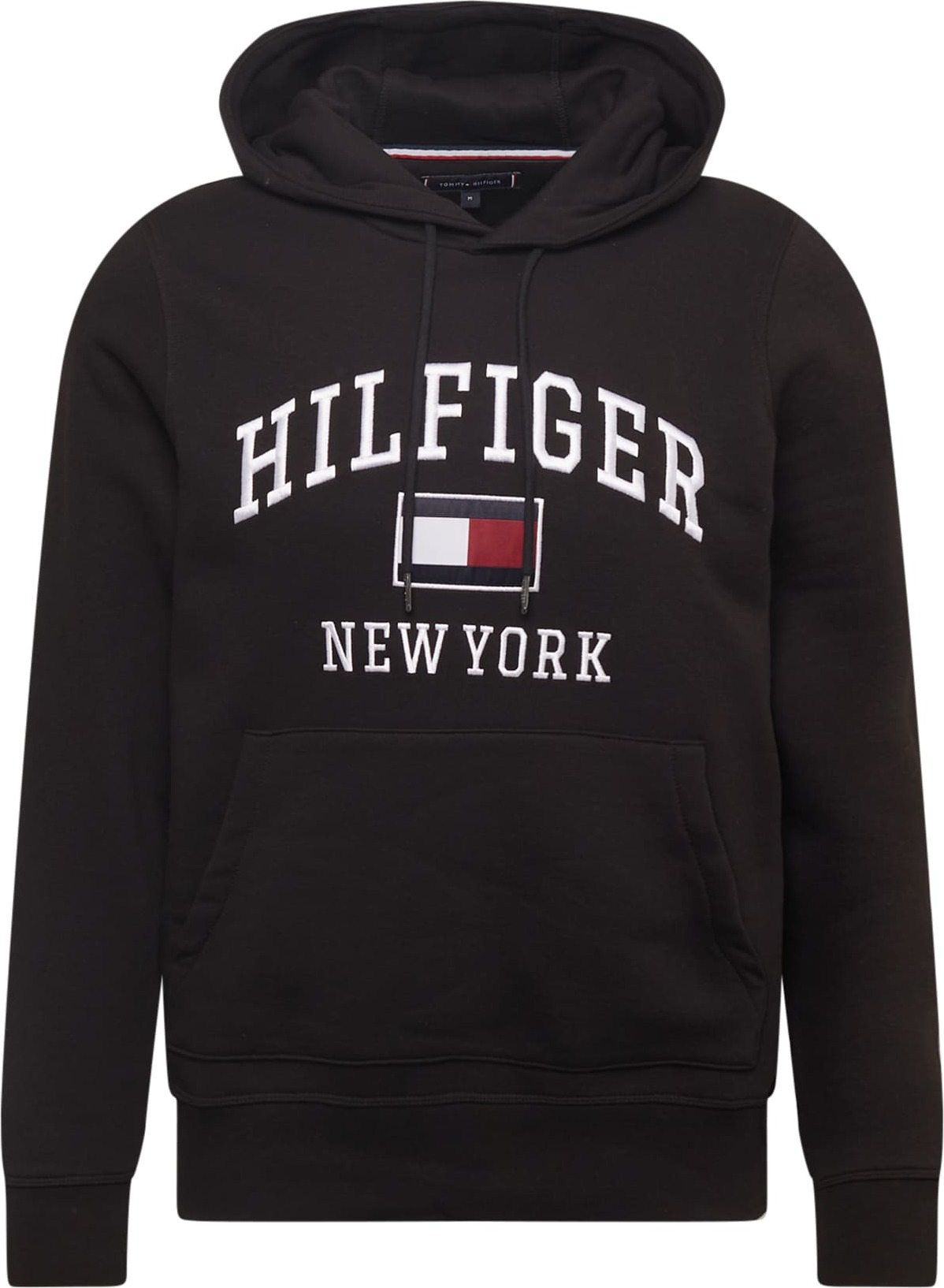 TOMMY HILFIGER Mikina tmavě modrá / tmavě červená / černá / bílá