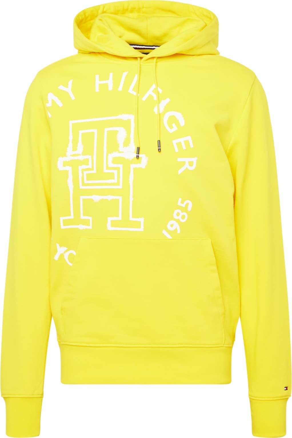 TOMMY HILFIGER Mikina žlutá / bílá