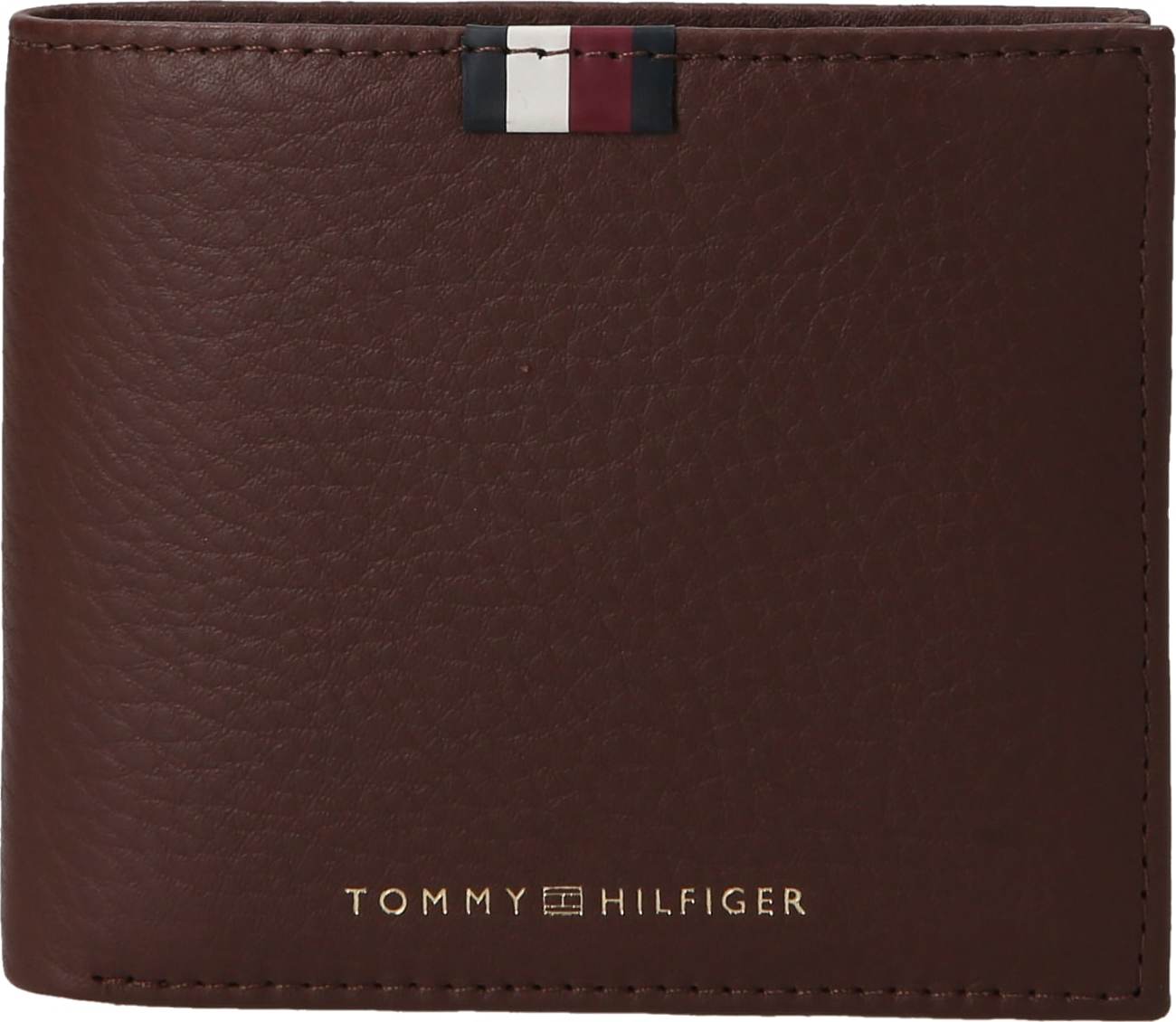 TOMMY HILFIGER Peněženka námořnická modř / tmavě hnědá / bordó / offwhite