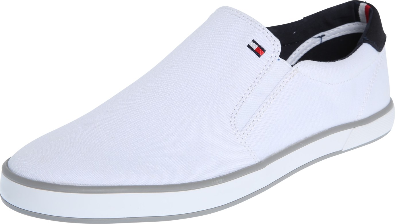 TOMMY HILFIGER Slip on boty noční modrá / červená / bílá