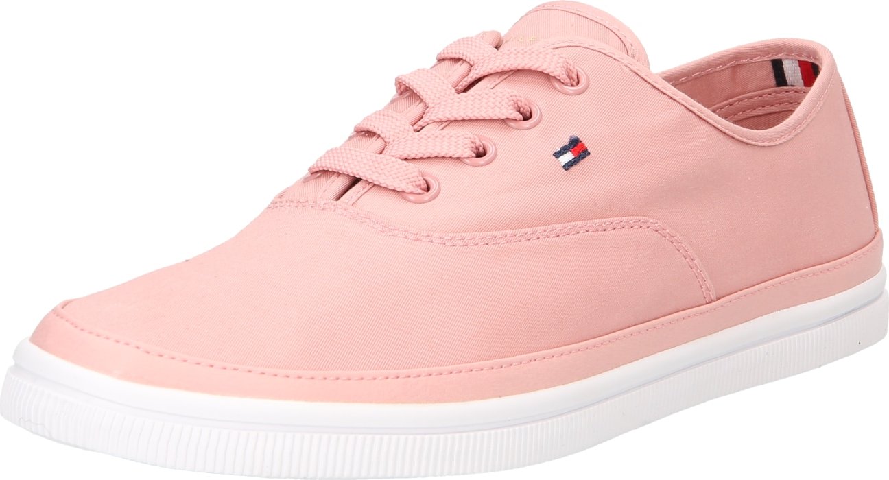 TOMMY HILFIGER Tenisky tmavě modrá / světle růžová / červená / bílá