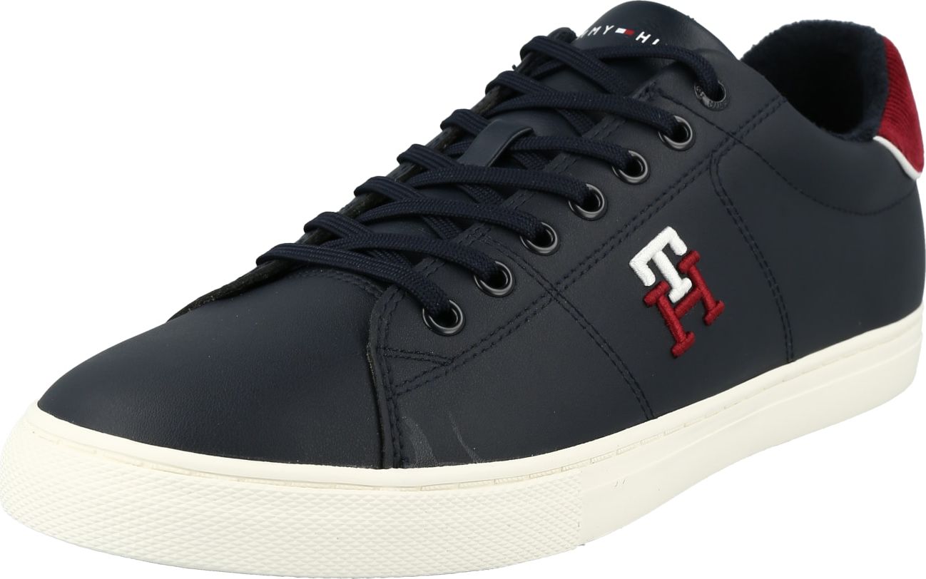 TOMMY HILFIGER Tenisky 'Jay' tmavě modrá / červená / bílá