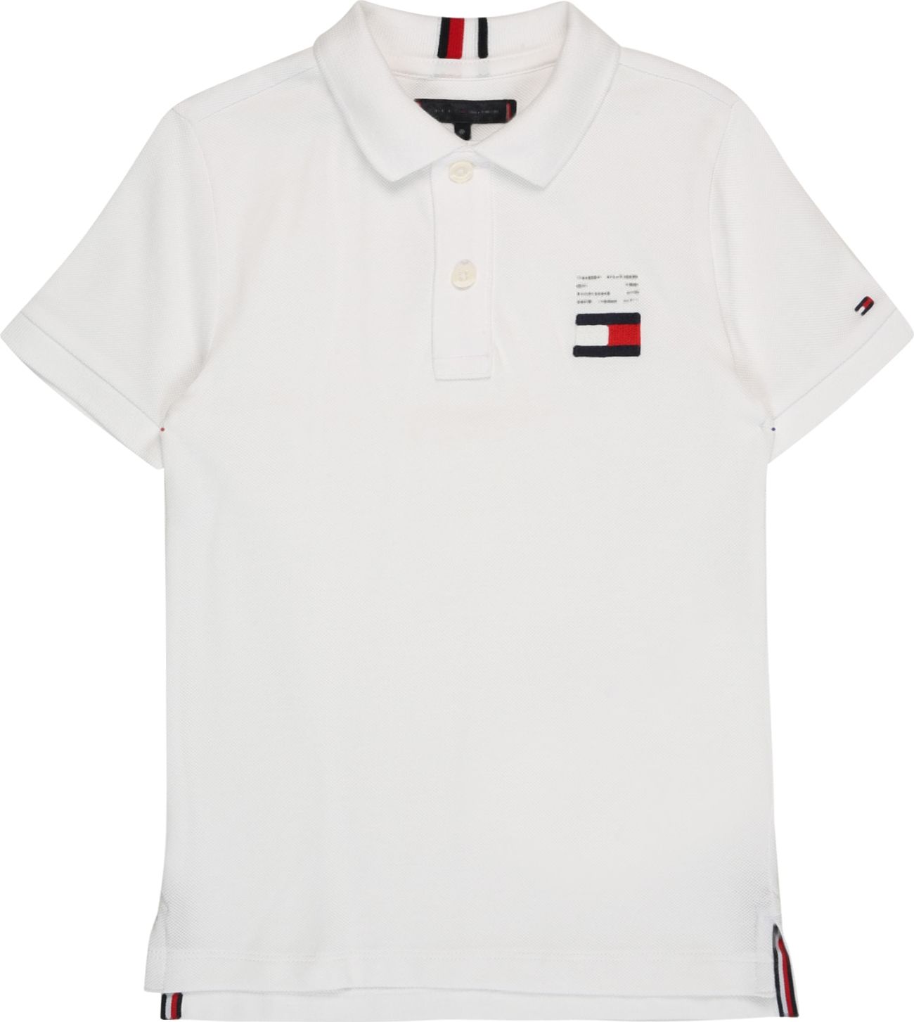 TOMMY HILFIGER Tričko námořnická modř / červená / bílá