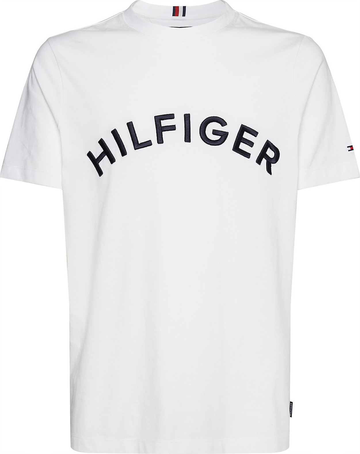 TOMMY HILFIGER Tričko námořnická modř / červená / bílá