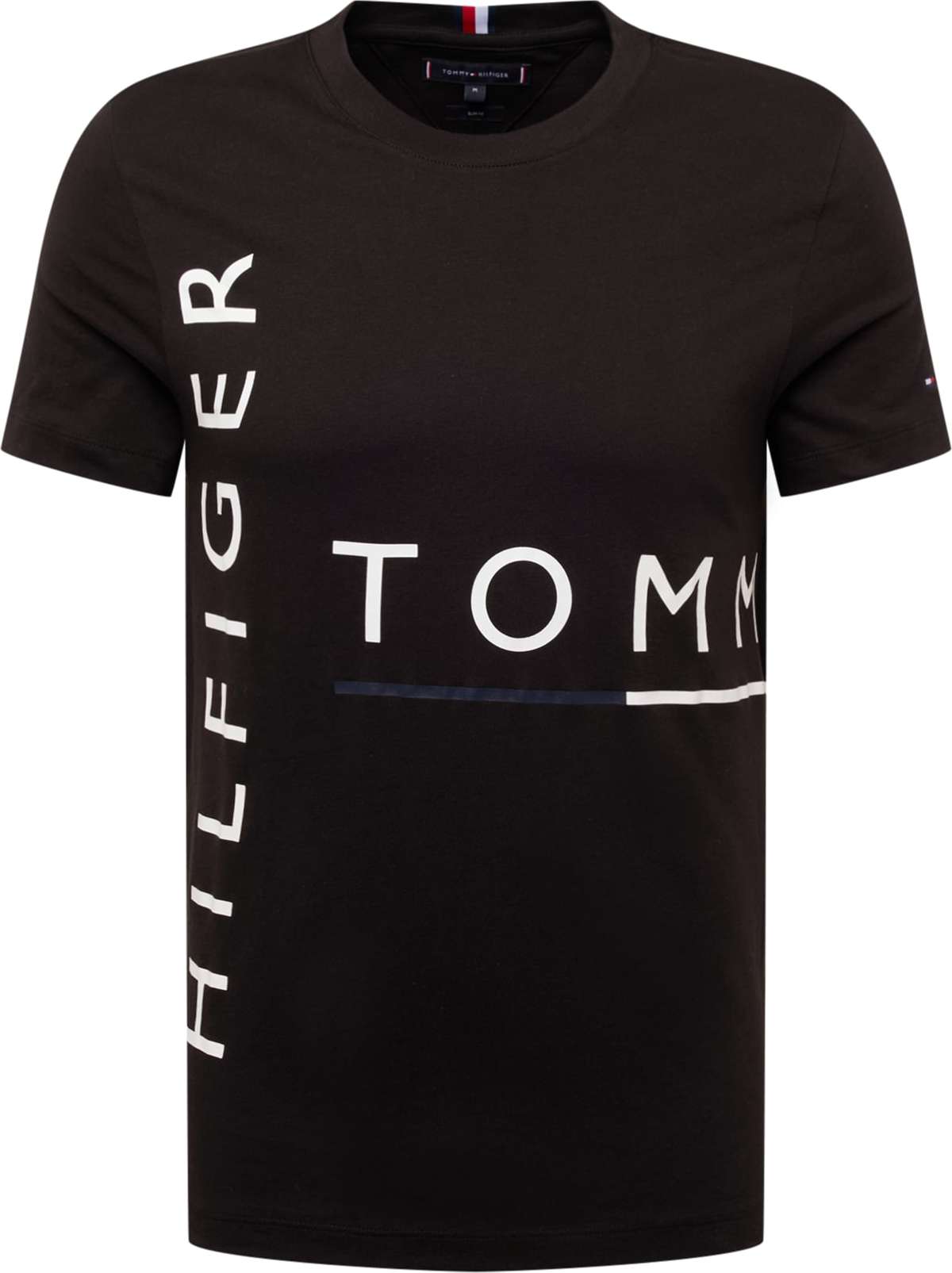 TOMMY HILFIGER Tričko námořnická modř / červená / černá / bílá