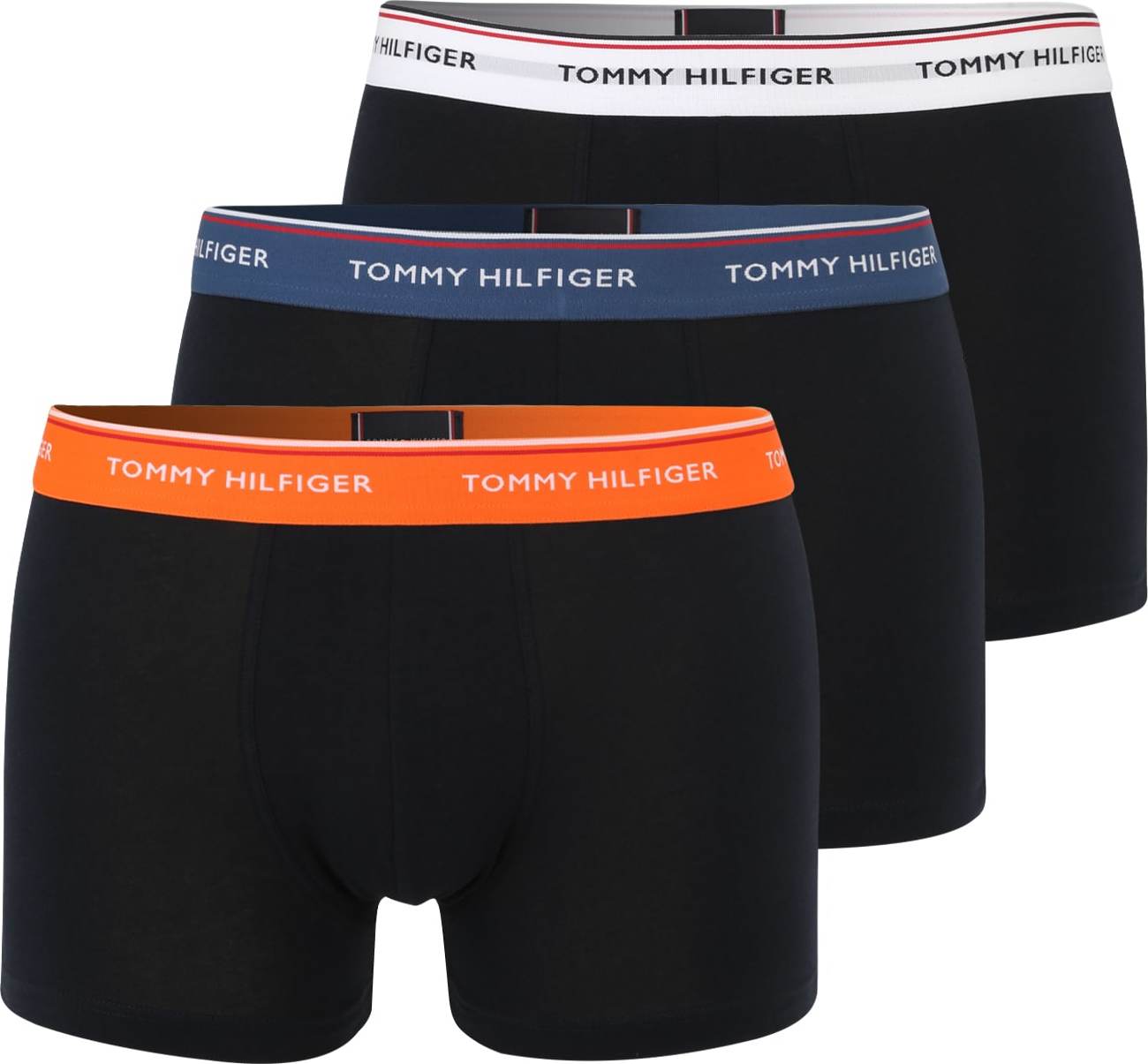 Tommy Hilfiger Underwear Boxerky modrá / námořnická modř / oranžová / bílá