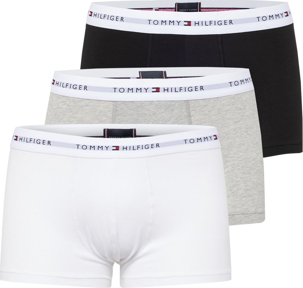 Tommy Hilfiger Underwear Boxerky námořnická modř / šedý melír / černá / bílá