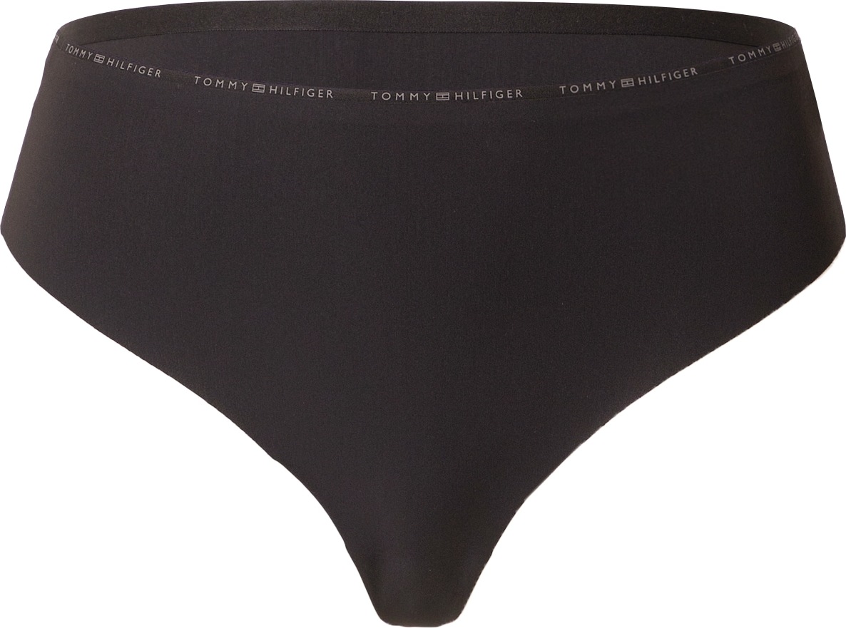 Tommy Hilfiger Underwear Tanga černá / bílá