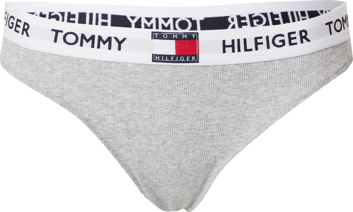 Tommy Hilfiger Underwear Tanga námořnická modř / šedý melír / červená / bílá