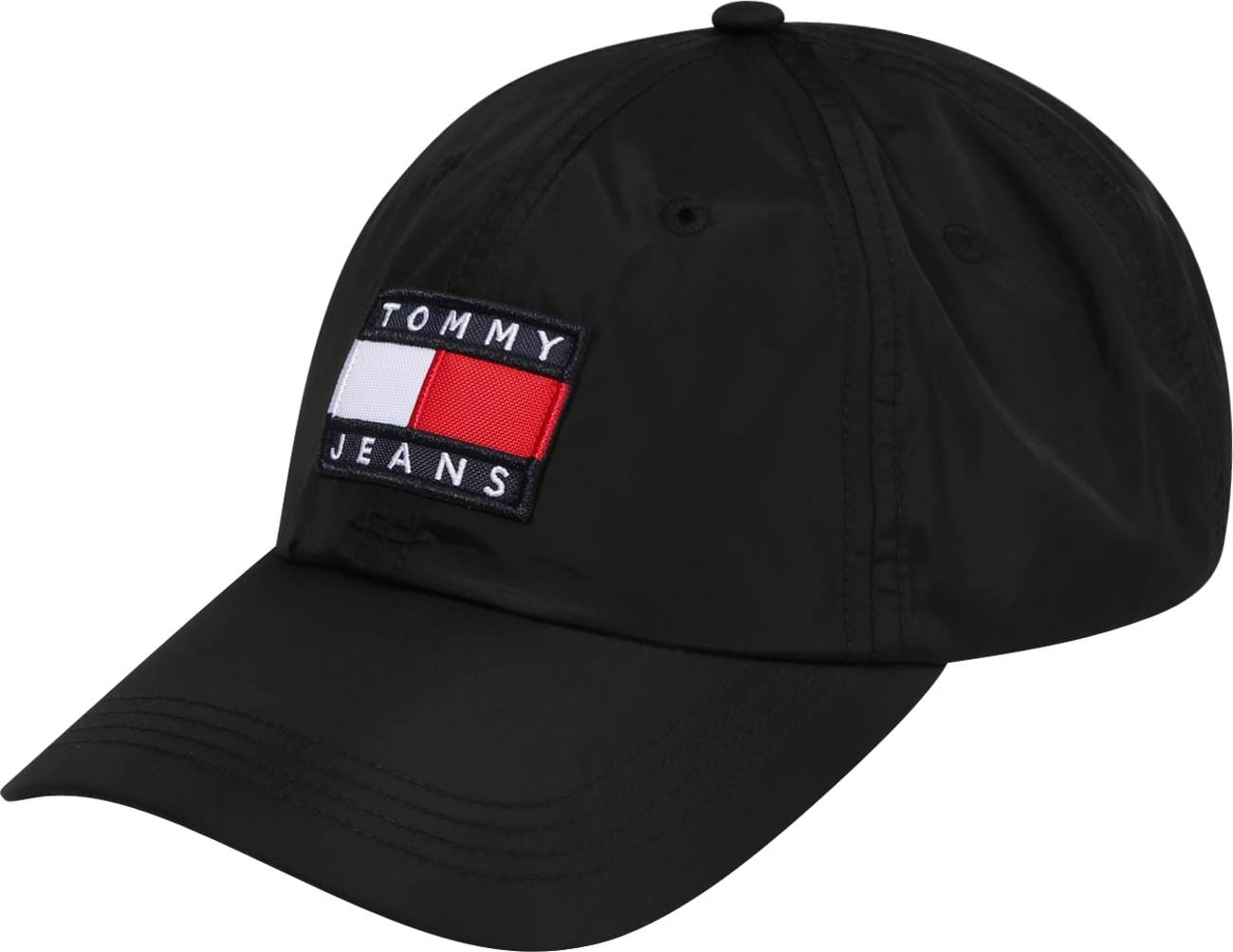 Tommy Jeans Kšiltovka červená / černá / bílá