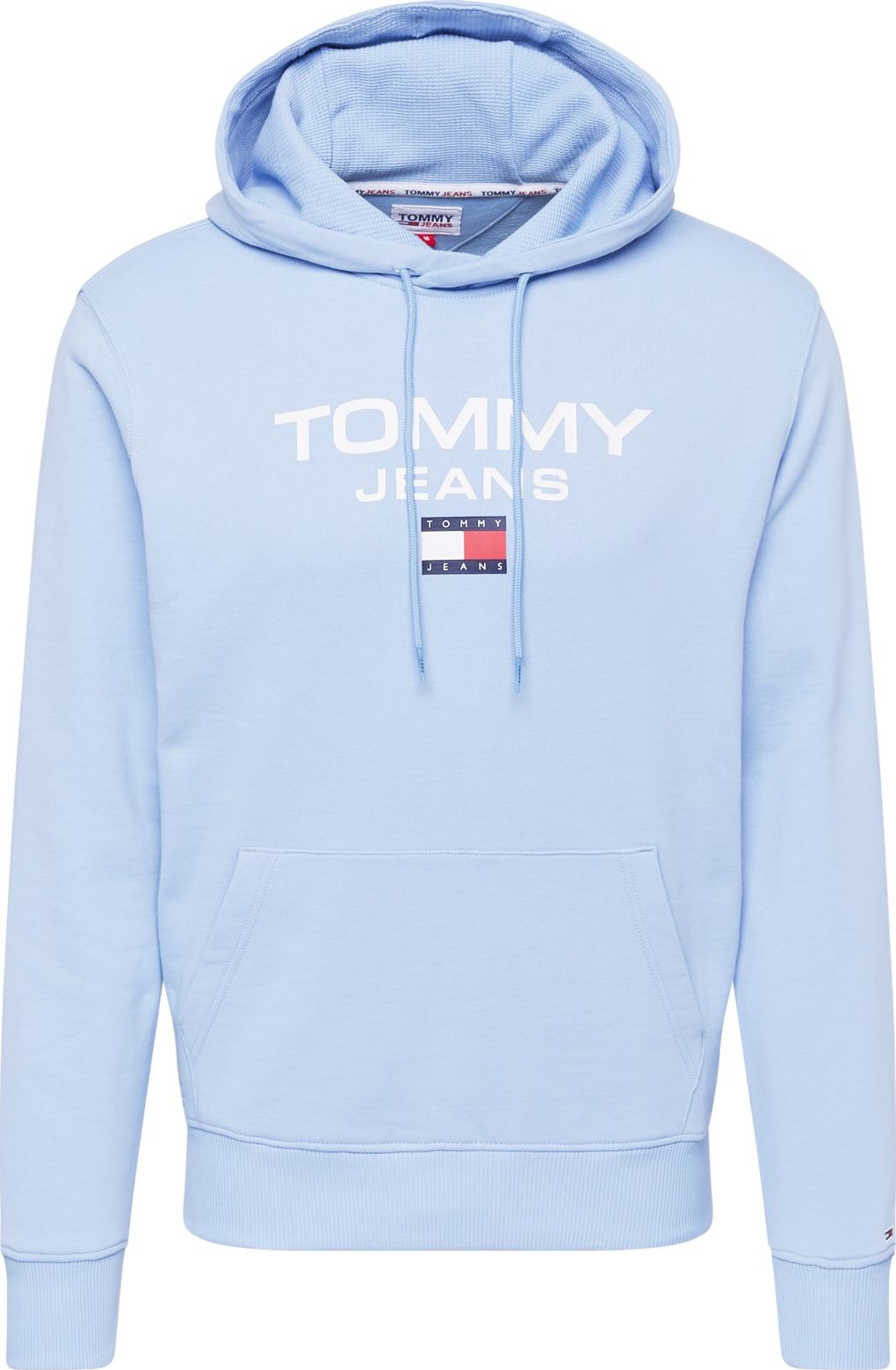 TOMMY HILFIGER Mikina námořnická modř / světlemodrá / světle červená / bílá