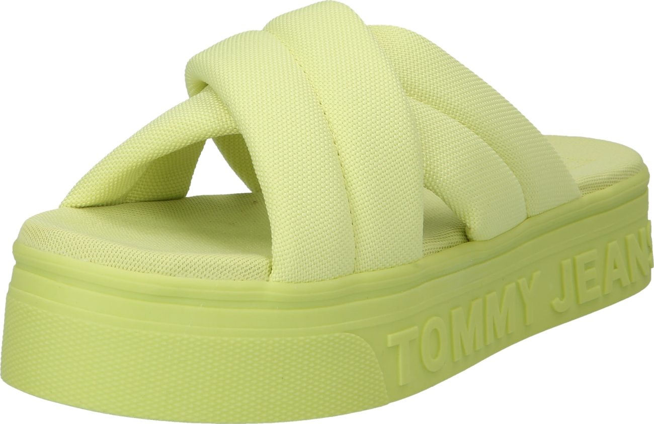 Tommy Jeans Pantofle limone