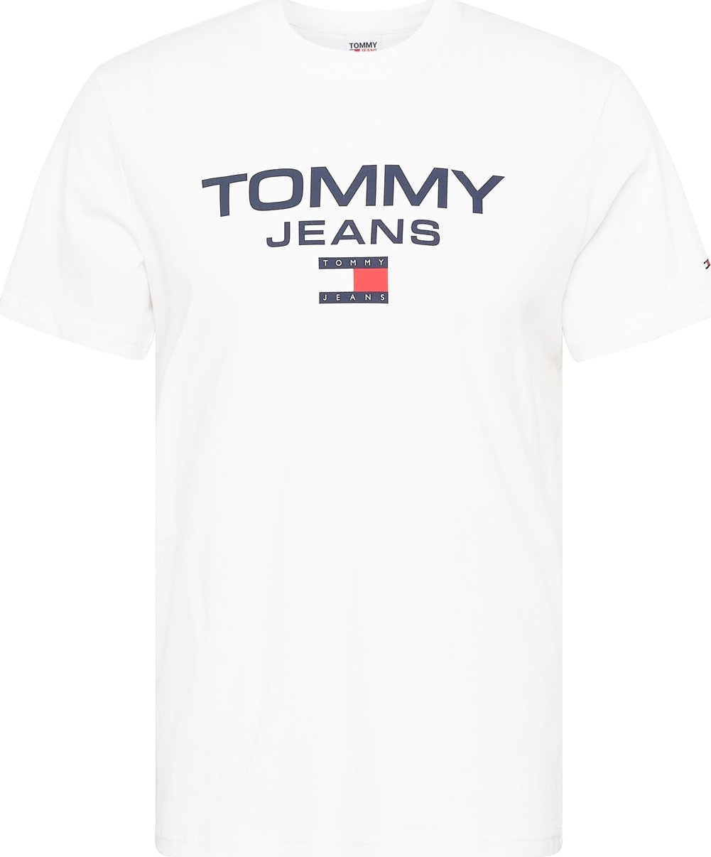 Tommy Jeans Tričko marine modrá / červená / bílá