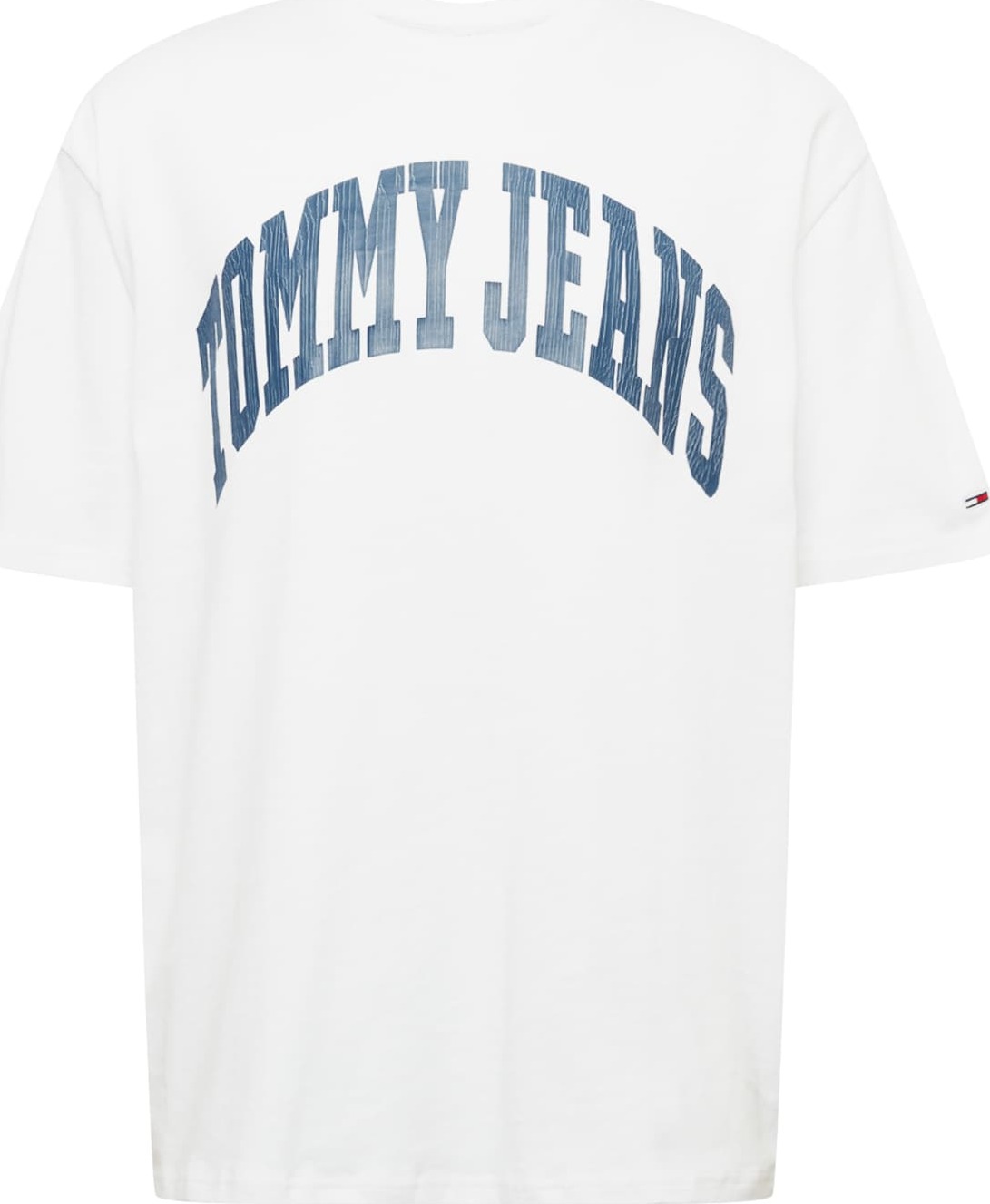 Tommy Jeans Tričko námořnická modř / bílá