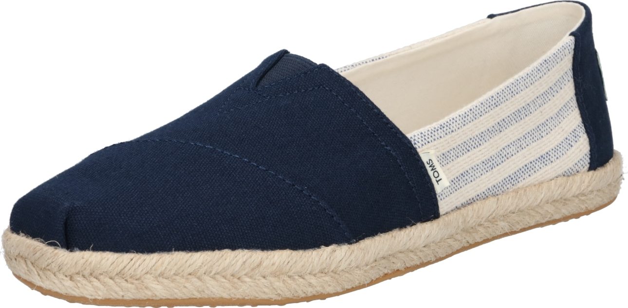 TOMS Espadrilky béžová / námořnická modř / modrý melír / bílá