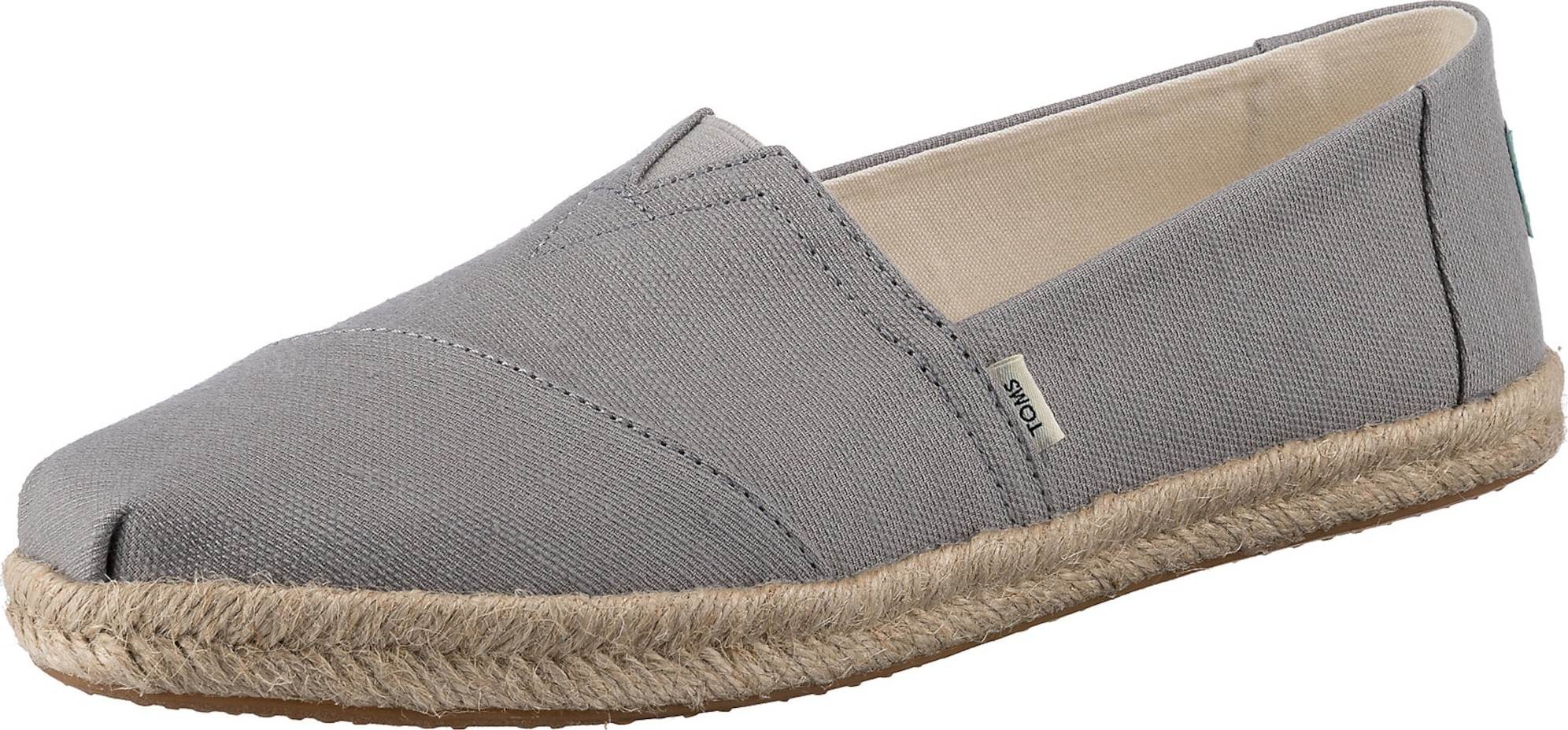 TOMS Espadrilky 'Alpargata' šedá