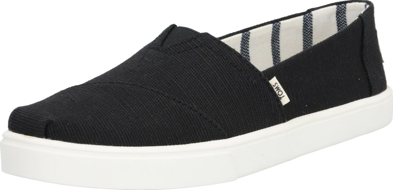 TOMS Slip on boty světlemodrá / černá / bílá