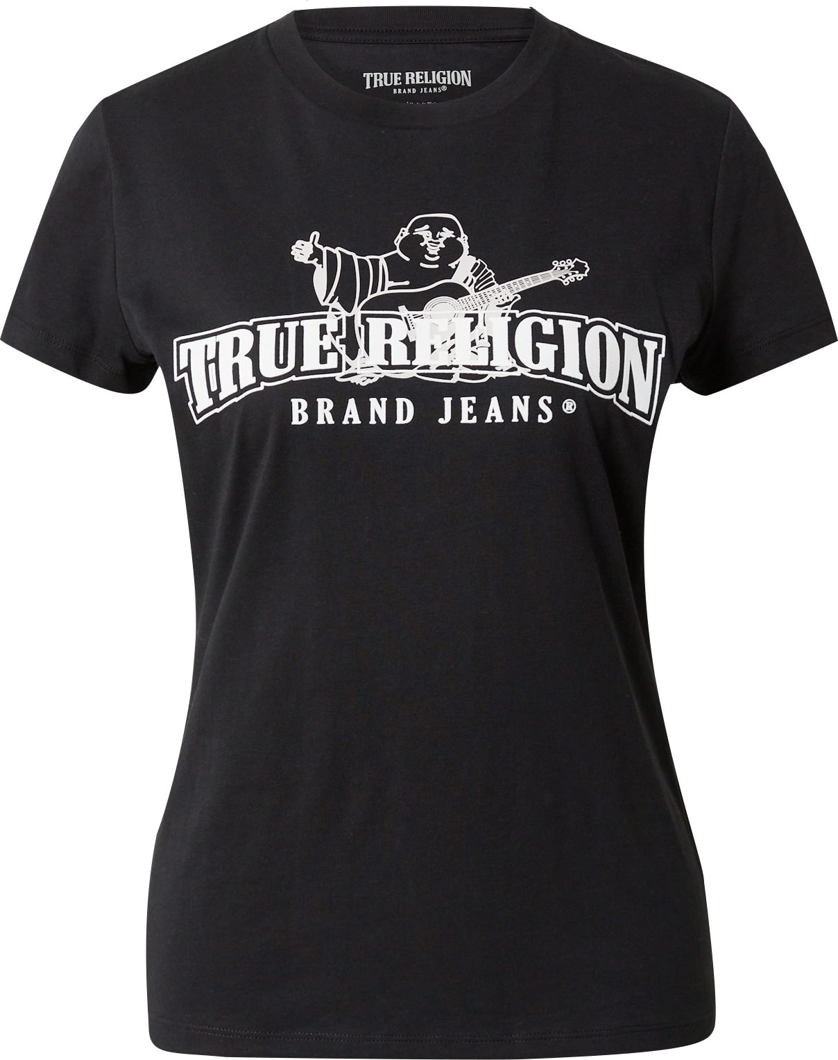 True Religion Tričko černá / bílá