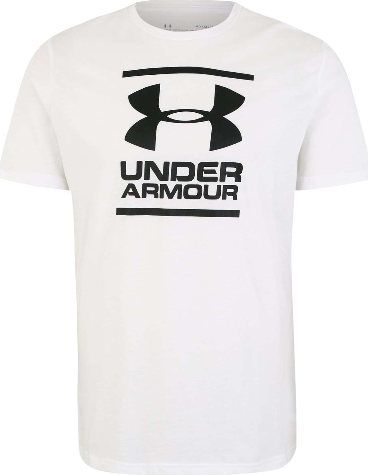 UNDER ARMOUR Funkční tričko 'Foundation' černá / bílá