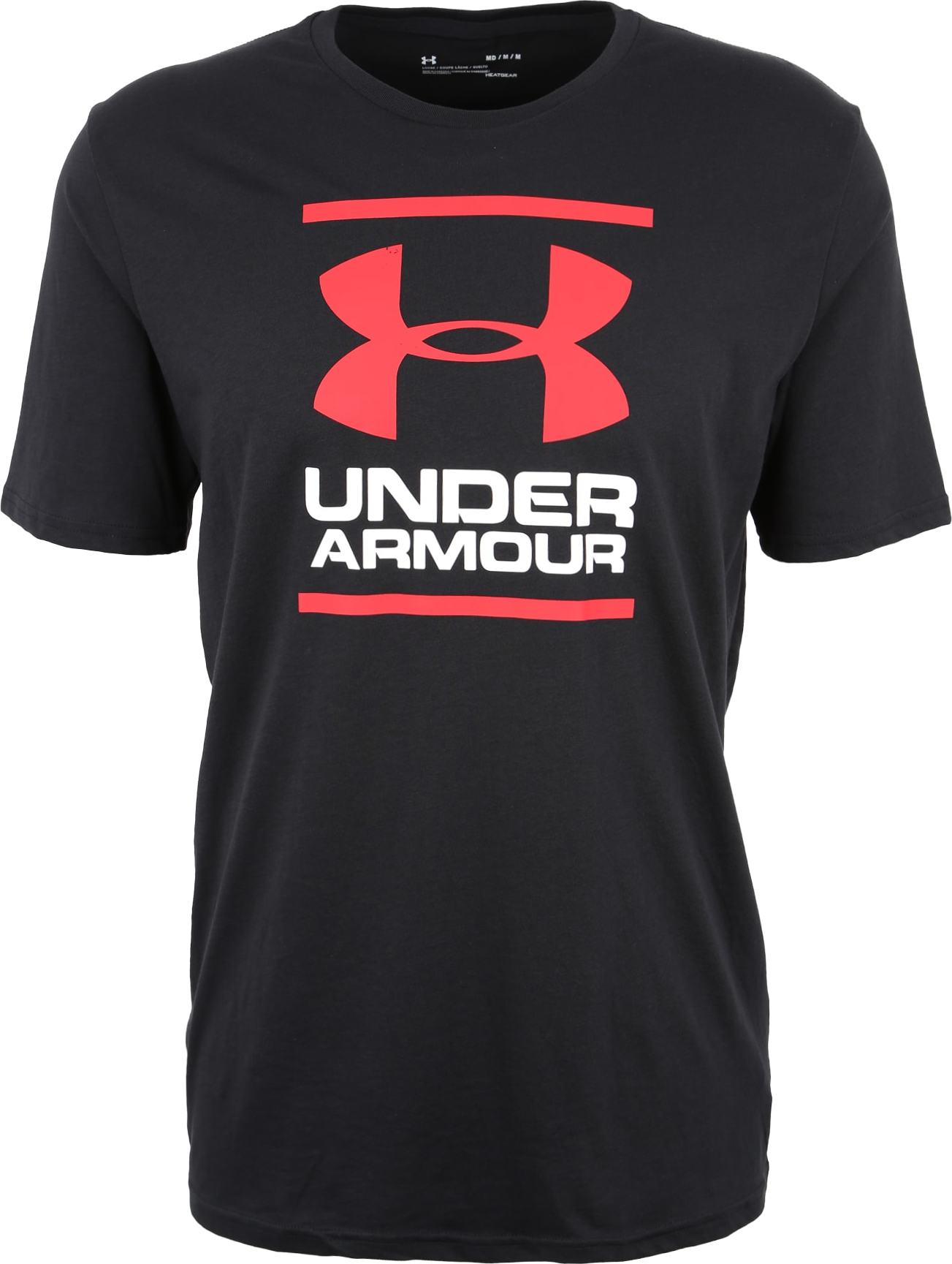 UNDER ARMOUR Funkční tričko 'GL Foundation' světle červená / černá / bílá