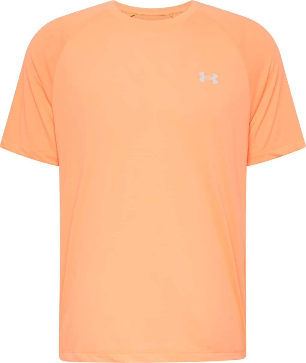 UNDER ARMOUR Funkční tričko světle šedá / oranžová