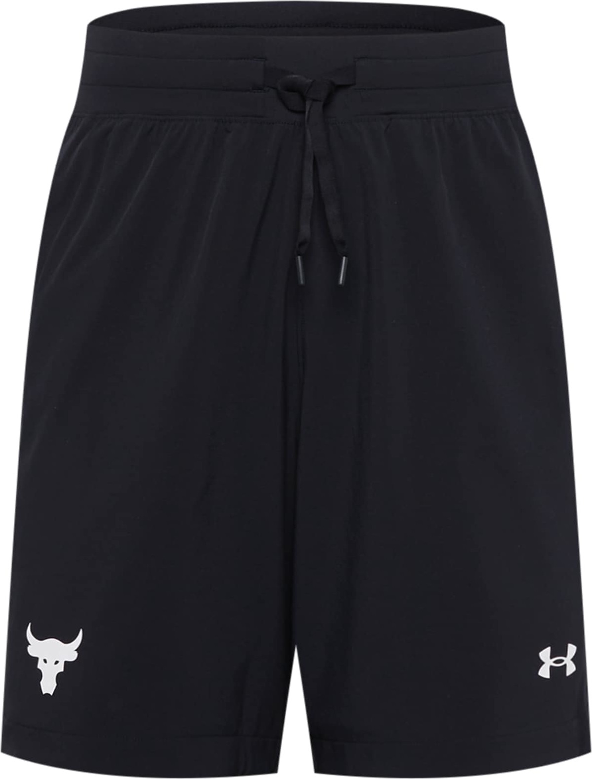 UNDER ARMOUR Sportovní kalhoty černá / bílá