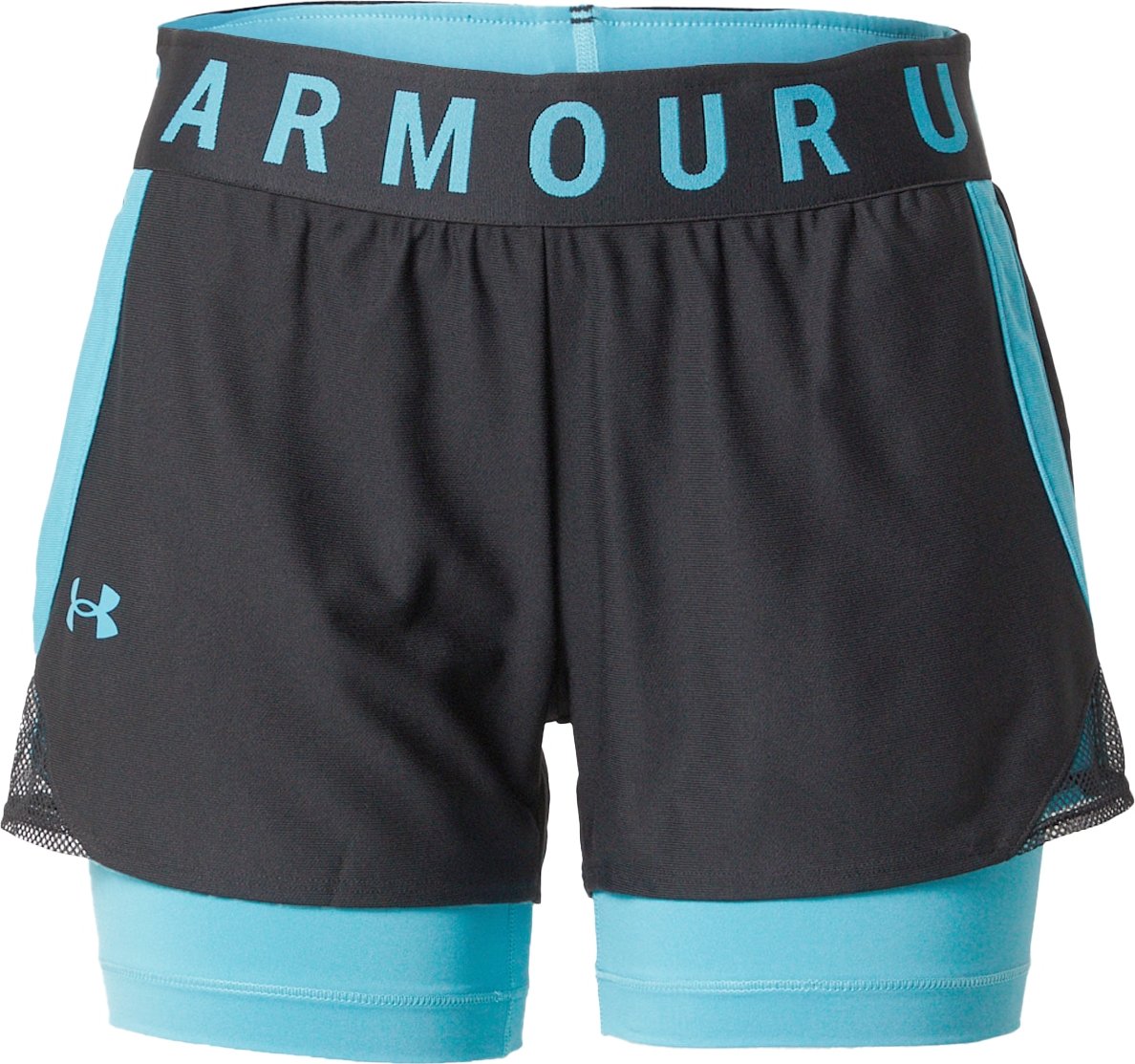 UNDER ARMOUR Sportovní kalhoty 'Play Up' modrá / černá