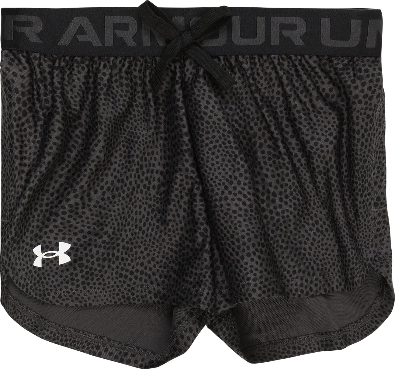 UNDER ARMOUR Sportovní kalhoty 'Play Up' tmavě šedá / černá / bílá