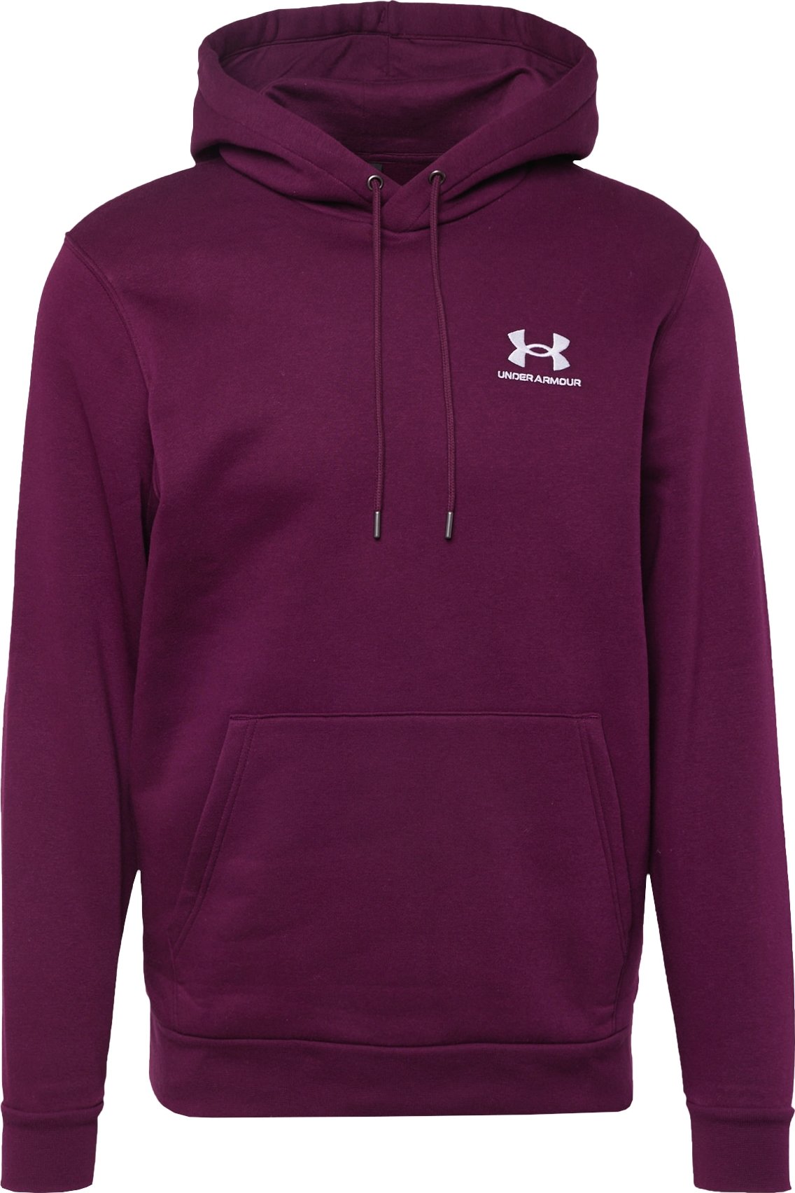 UNDER ARMOUR Sportovní mikina ostružinová / bílá