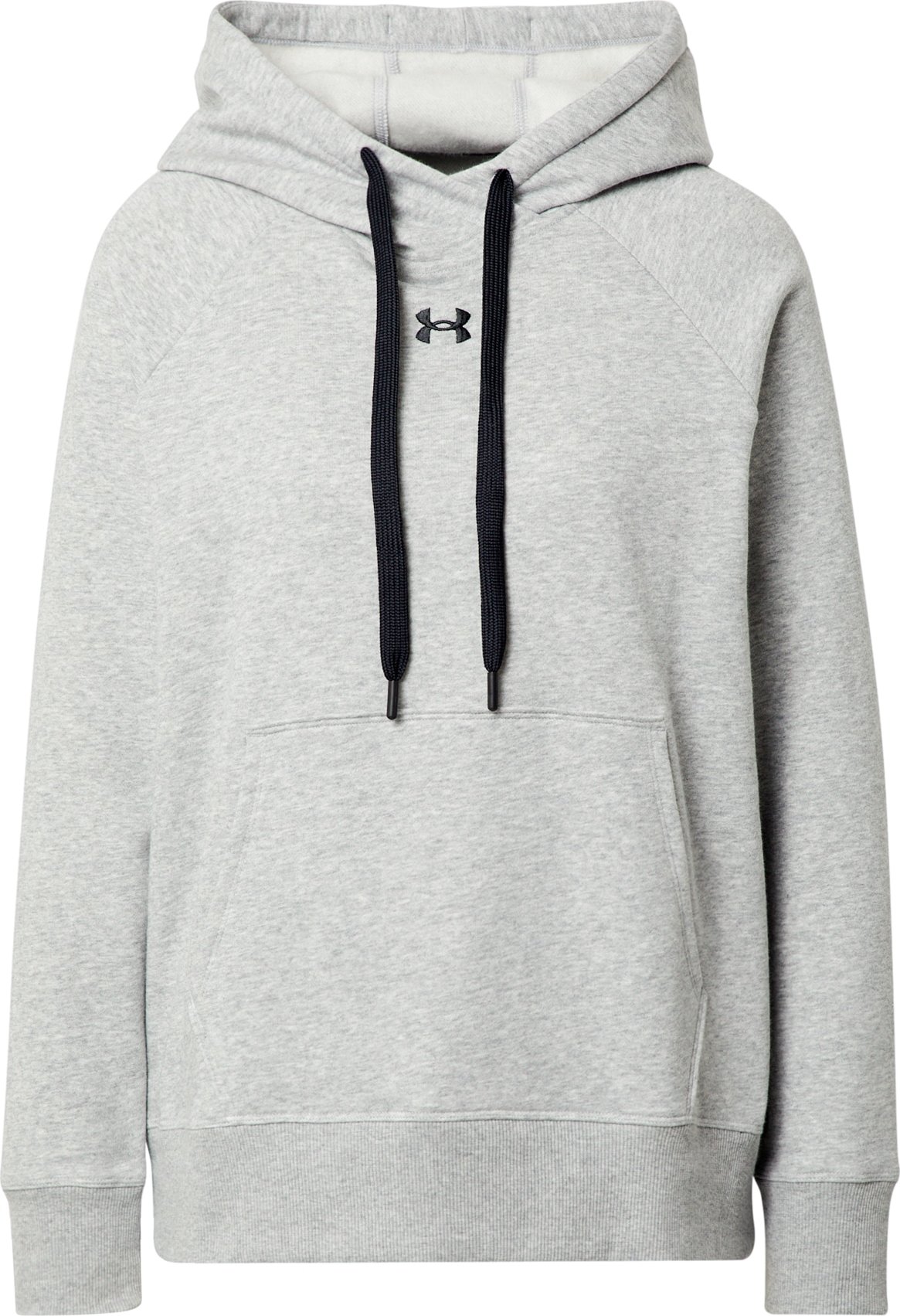 UNDER ARMOUR Sportovní mikina šedá / černá