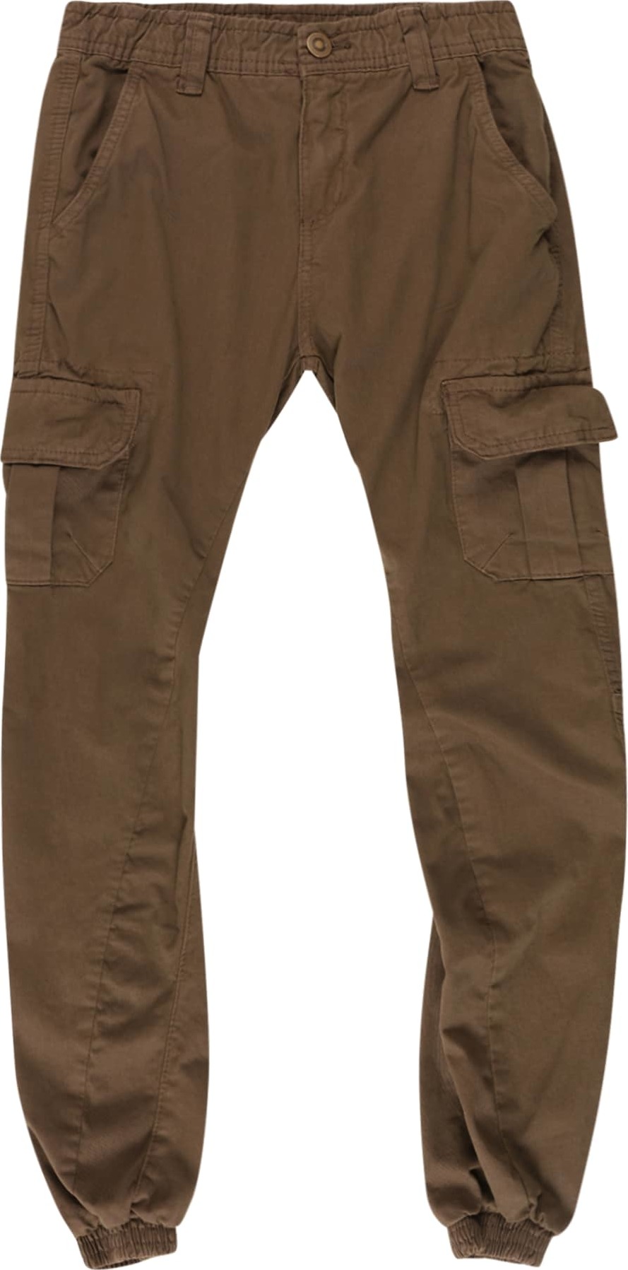 Urban Classics Kids Kalhoty khaki