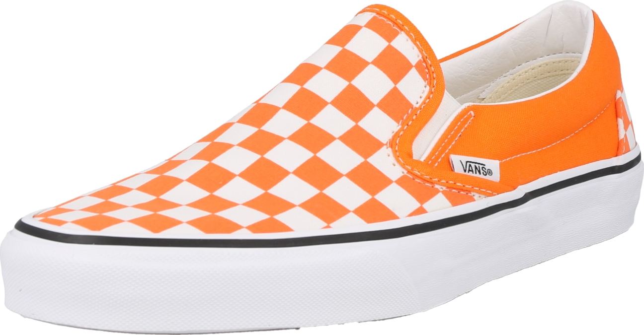 VANS Slip on boty oranžová / bílá