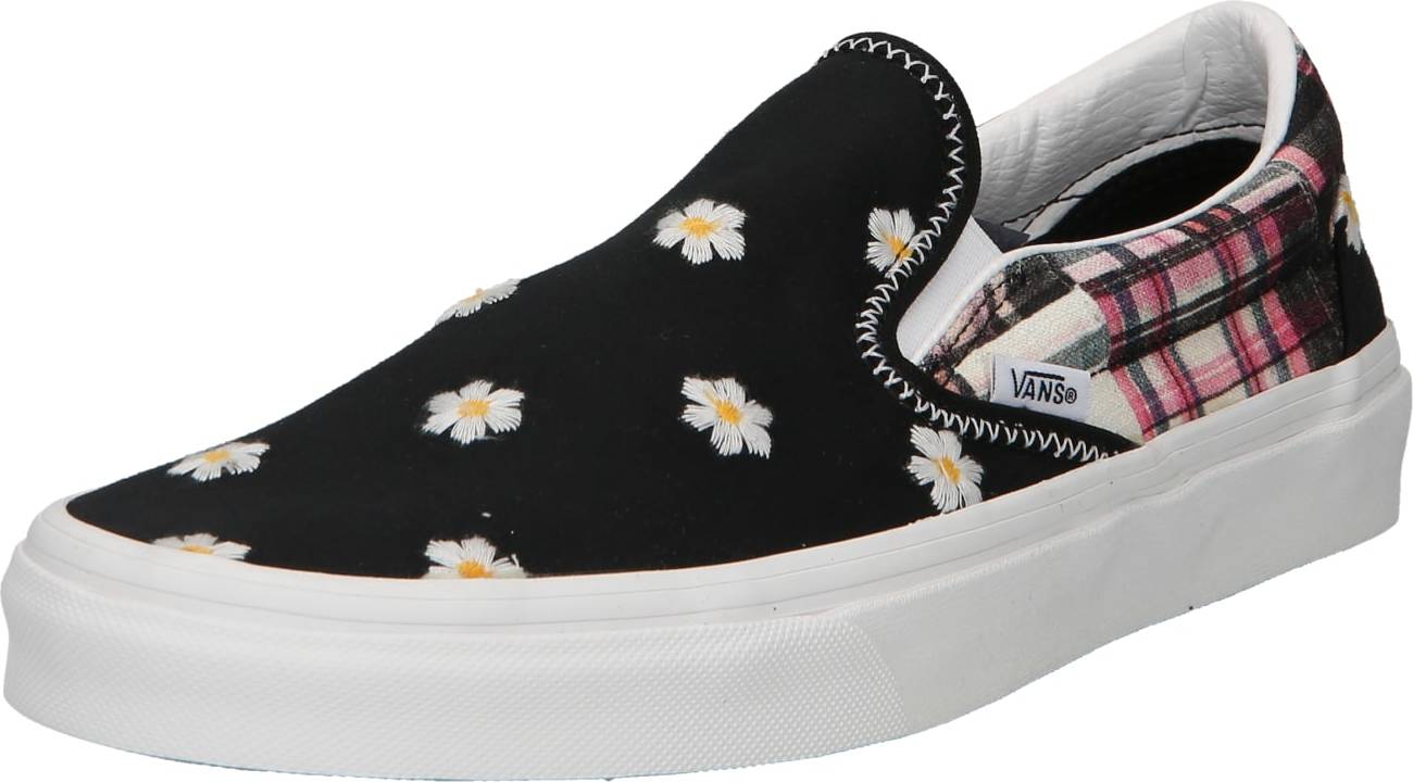 VANS Slip on boty žlutá / světle červená / černá / bílá